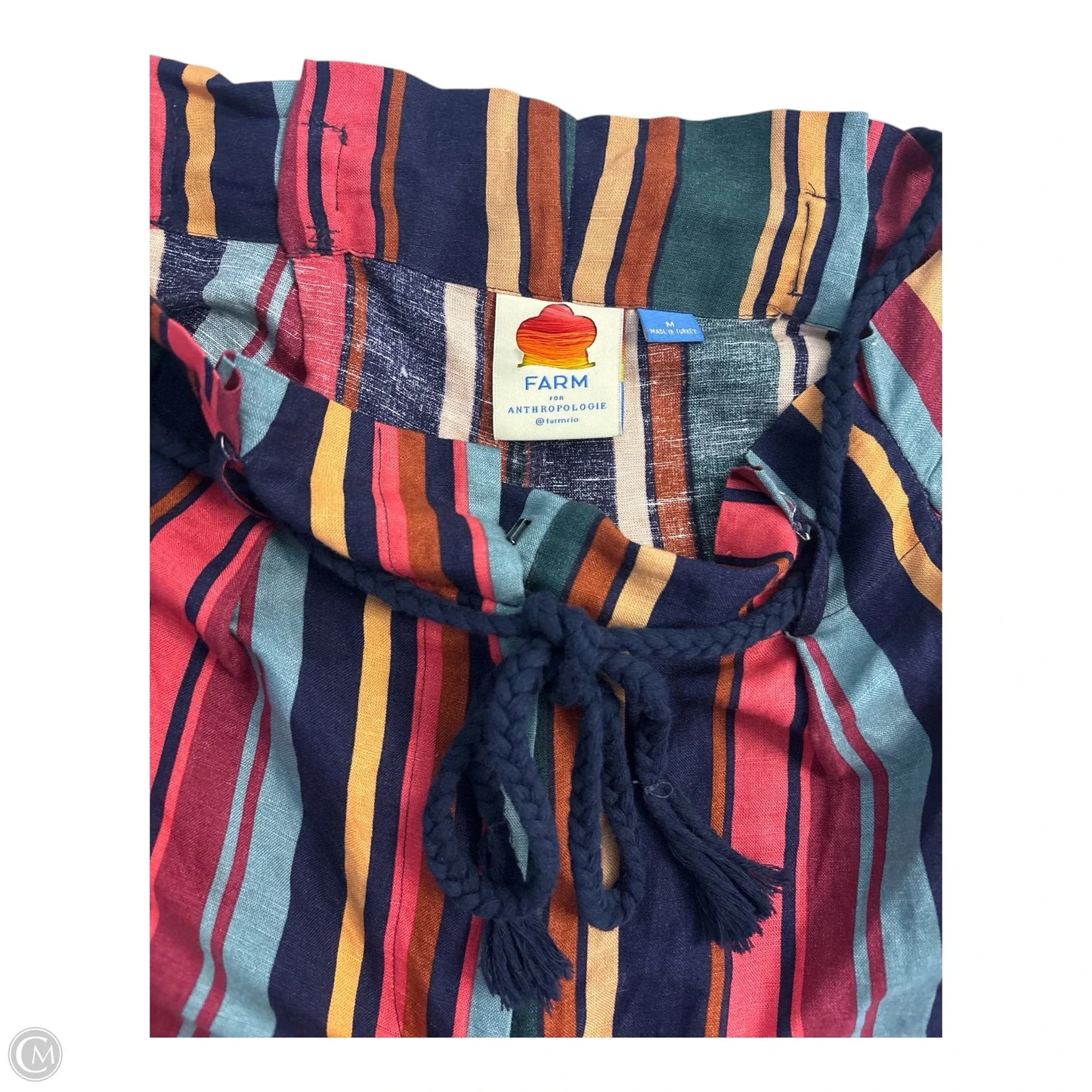 Pants Wide Leg By Anthropologie In Striped Pattern, Size: M