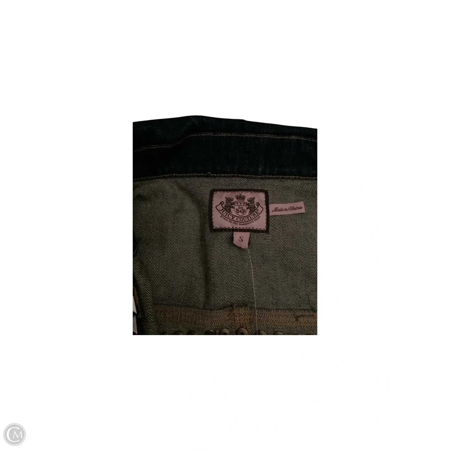 Vest Other By Clothes Mentor In Blue Denim, Size: S