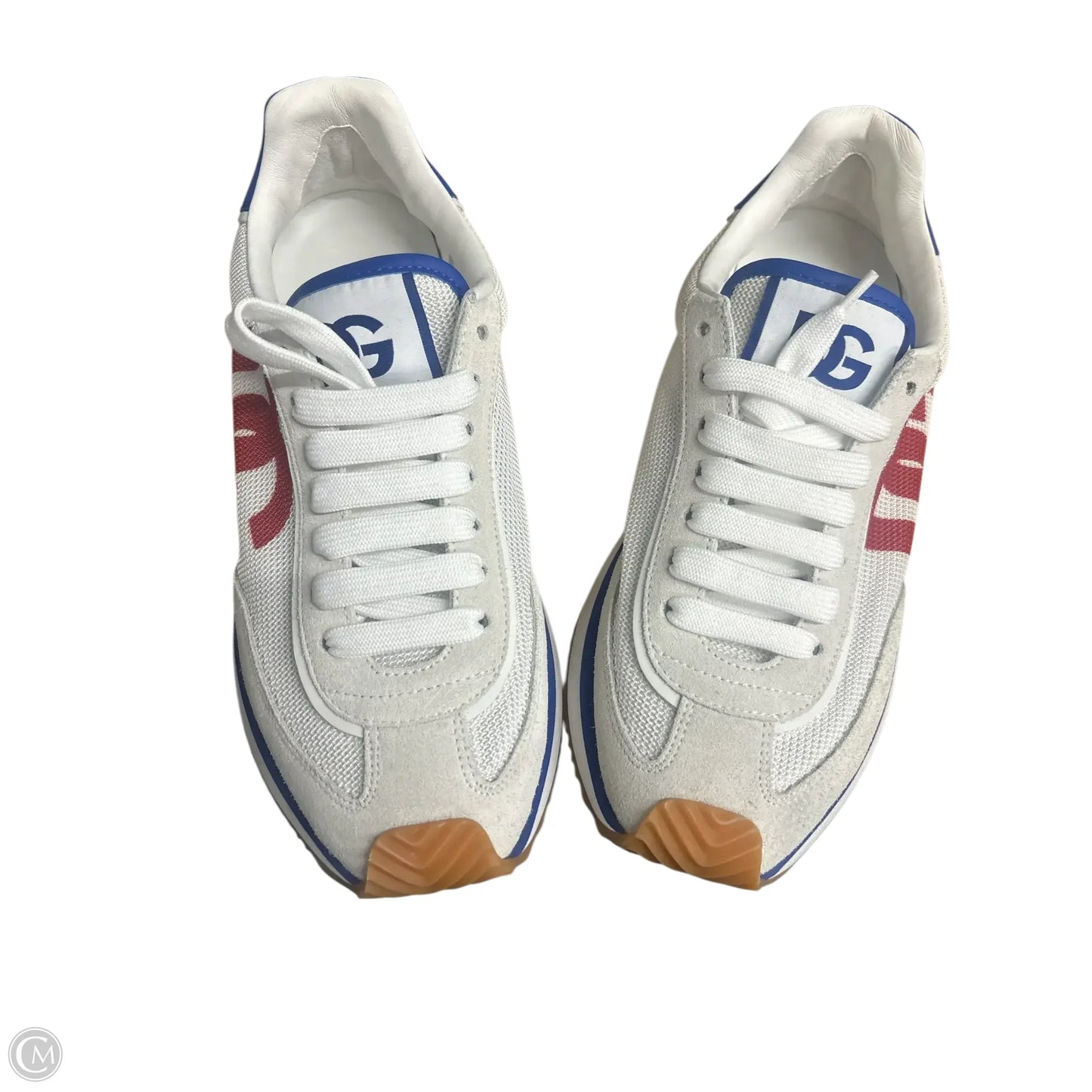 Shoes Luxury Designer By Dolce And Gabbana In Blue & Red & White