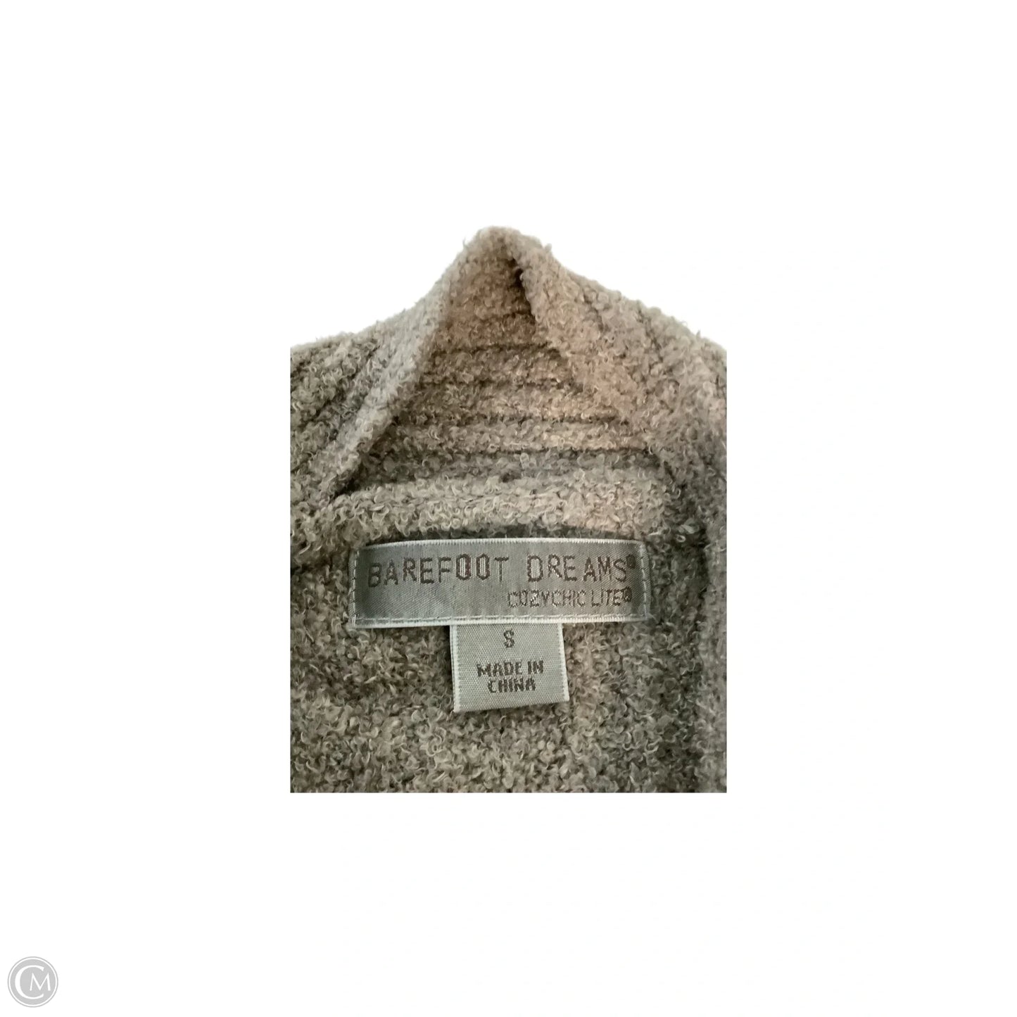 Barefoot Dreams Sweater Cardigan In Beige, Size: S