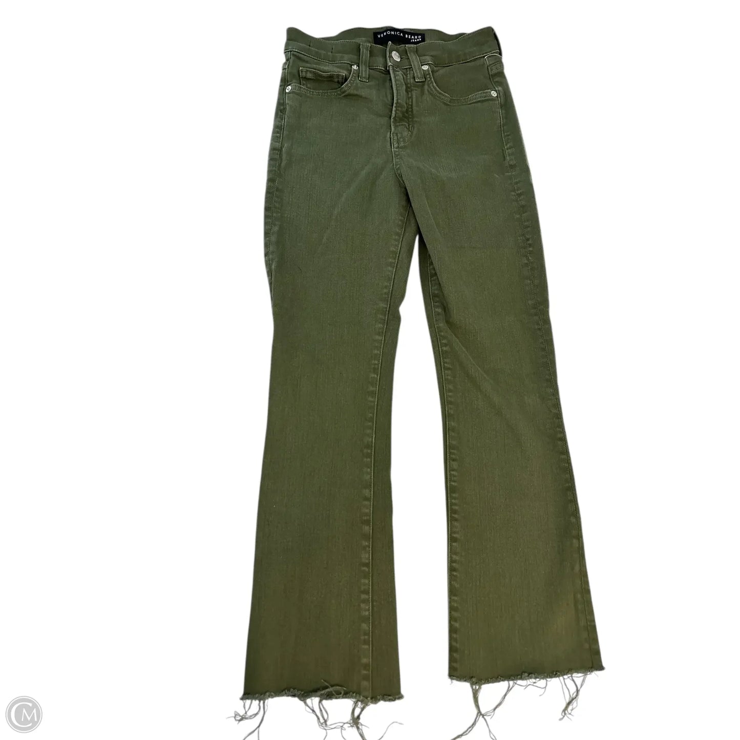 Jeans Skinny By Veronica Beard In Green, Size: 2