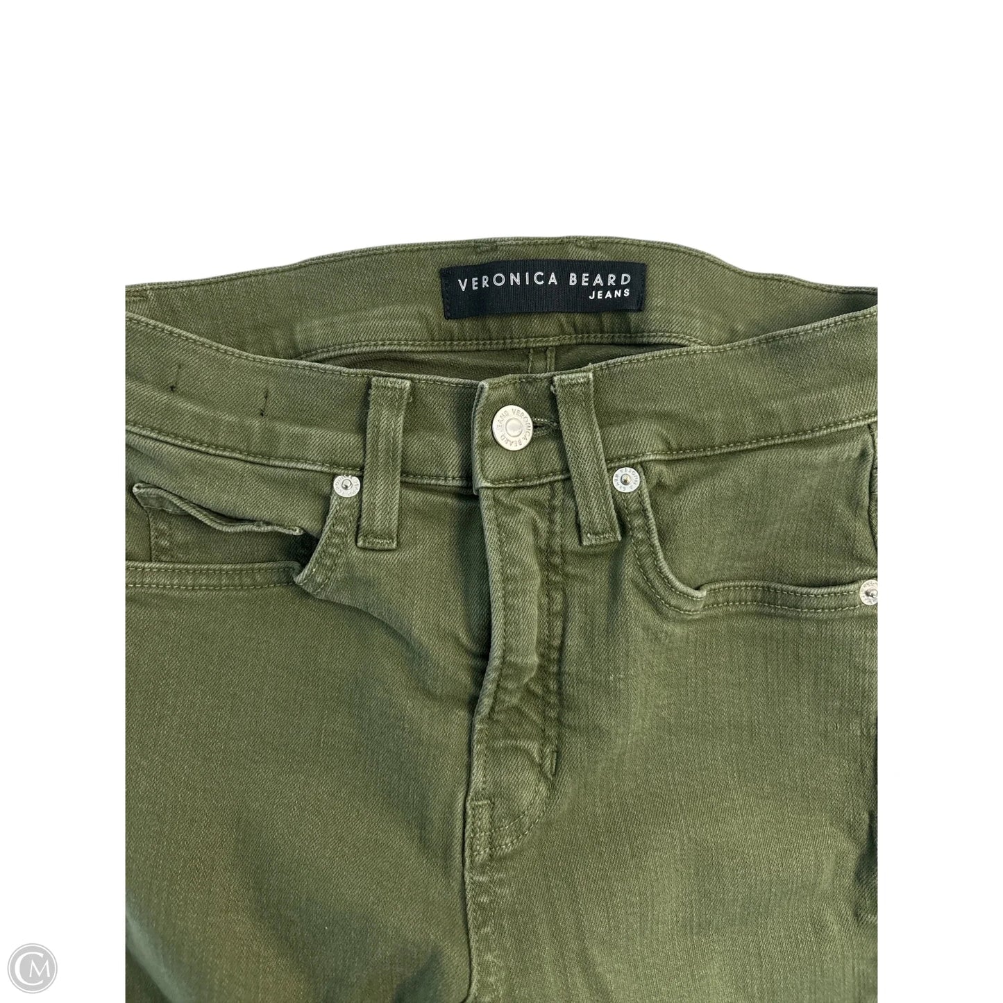 Jeans Skinny By Veronica Beard In Green, Size: 2