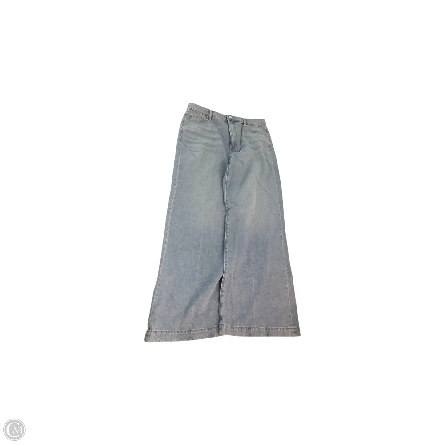 Jeans Wide Leg By Ann Taylor In Blue Denim, Size: 12