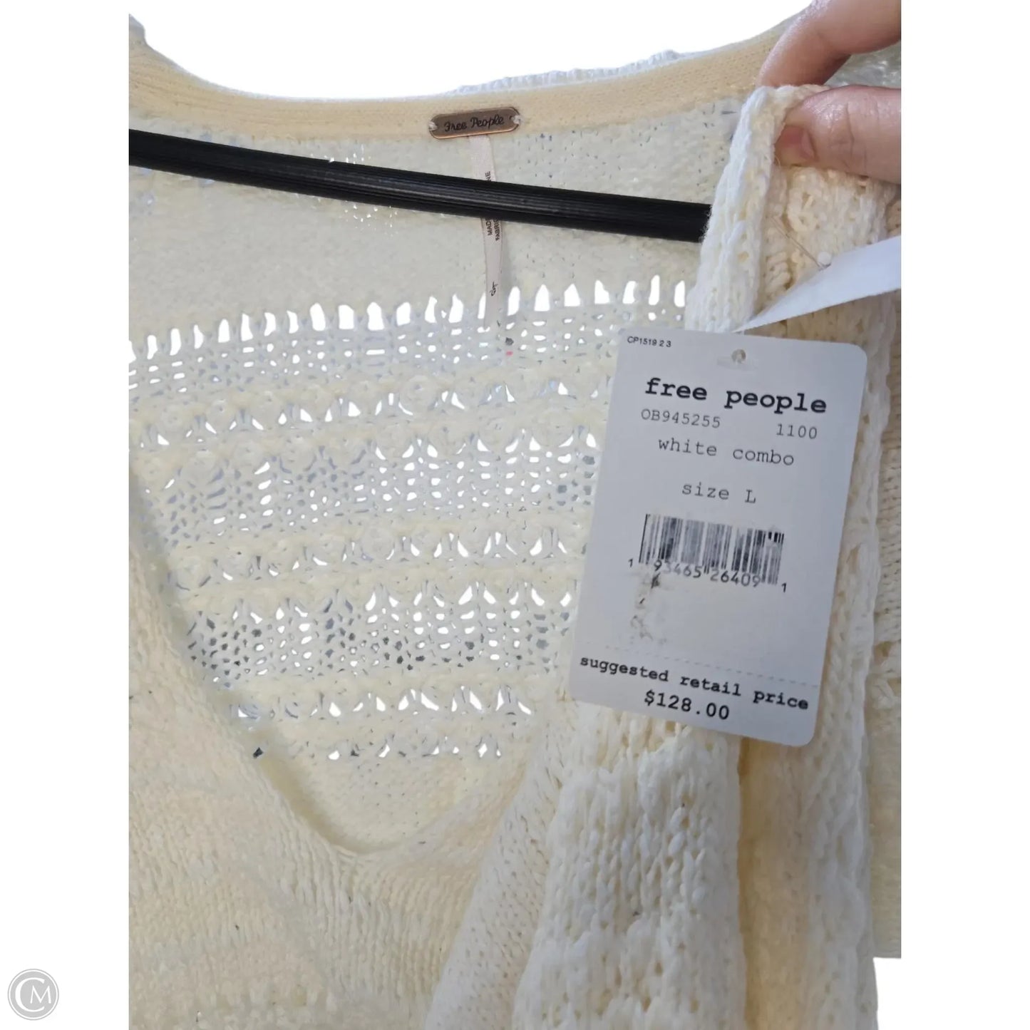 Sweater By Free People In Cream, Size: L