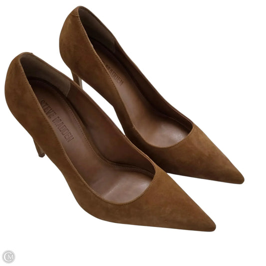 Shoes Heels Stiletto By Steve Madden In Brown, Size: 9
