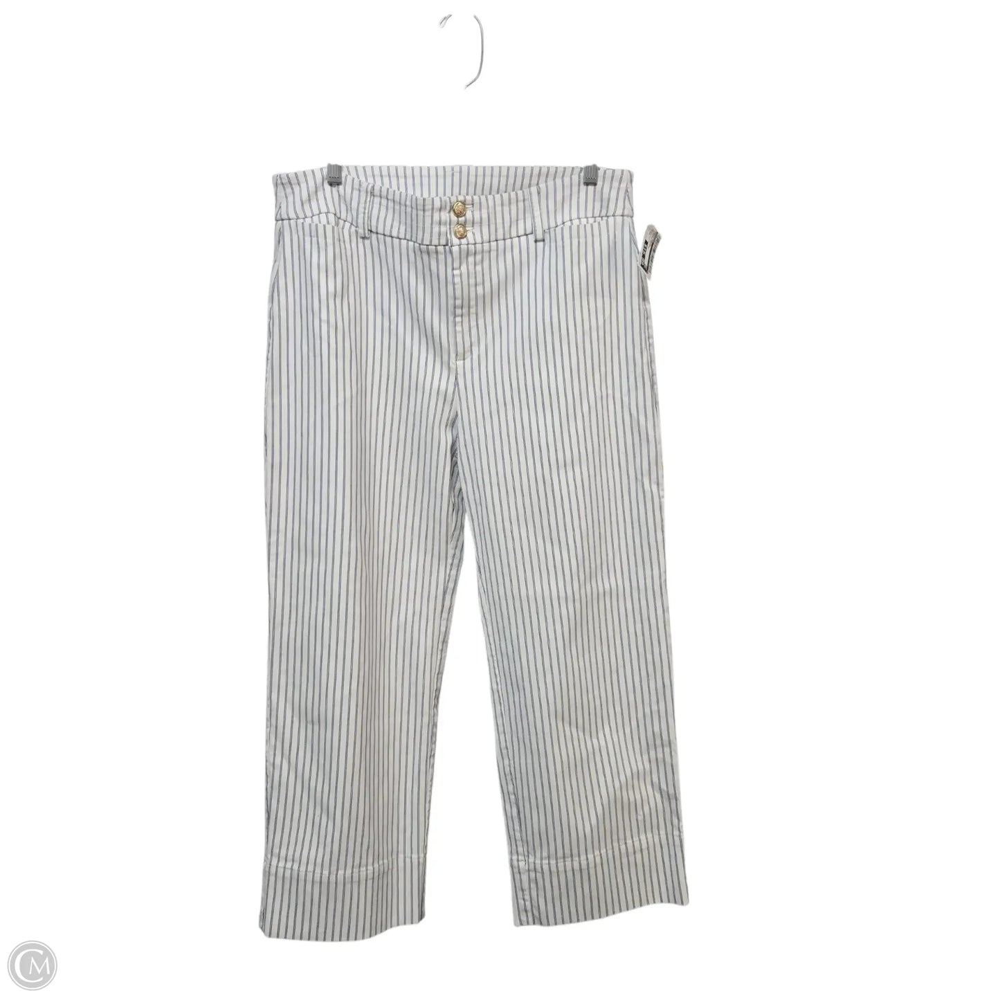 Pants Dress By Chicos In Striped Pattern, Size: 12