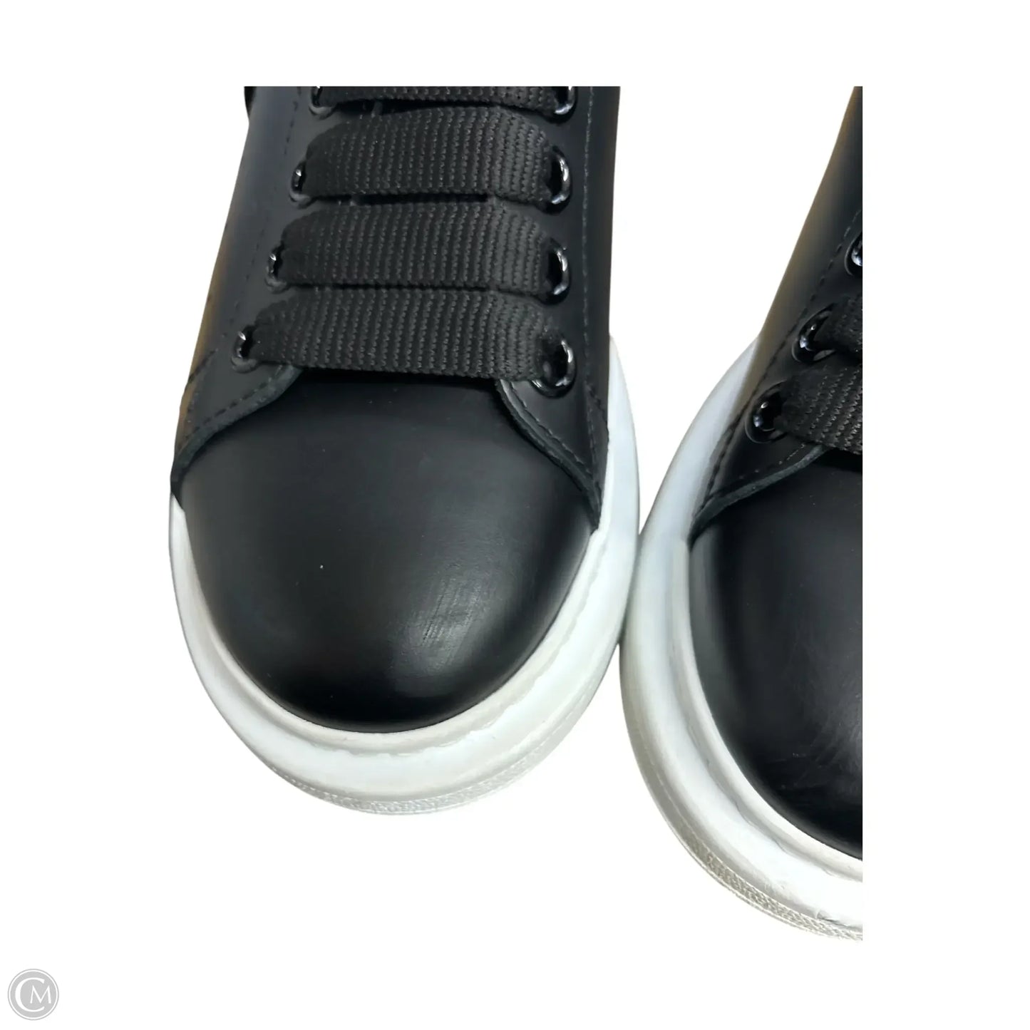 Shoes Luxury Designer By Alexander Mcqueen In Black & White size 38