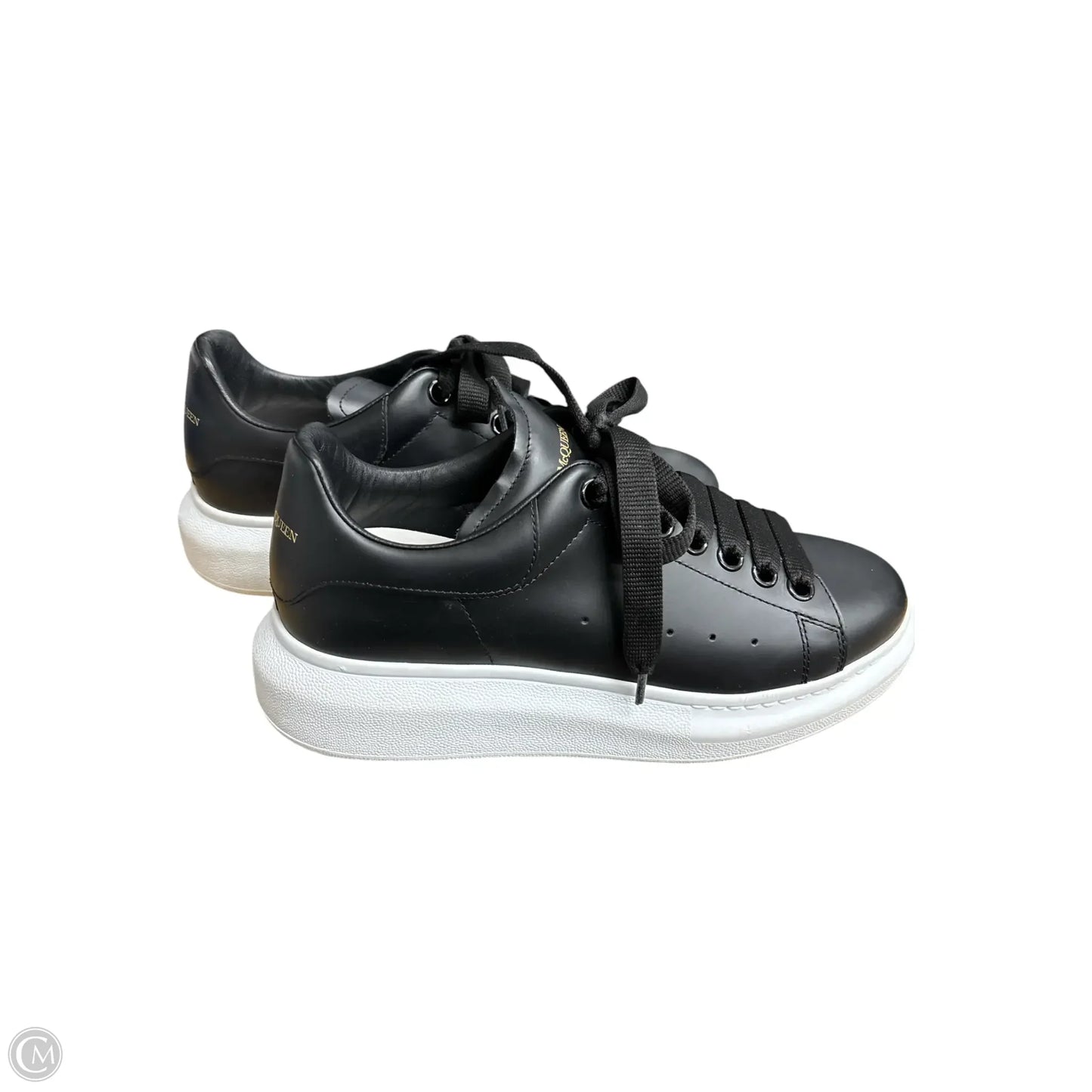 Shoes Luxury Designer By Alexander Mcqueen In Black & White size 38