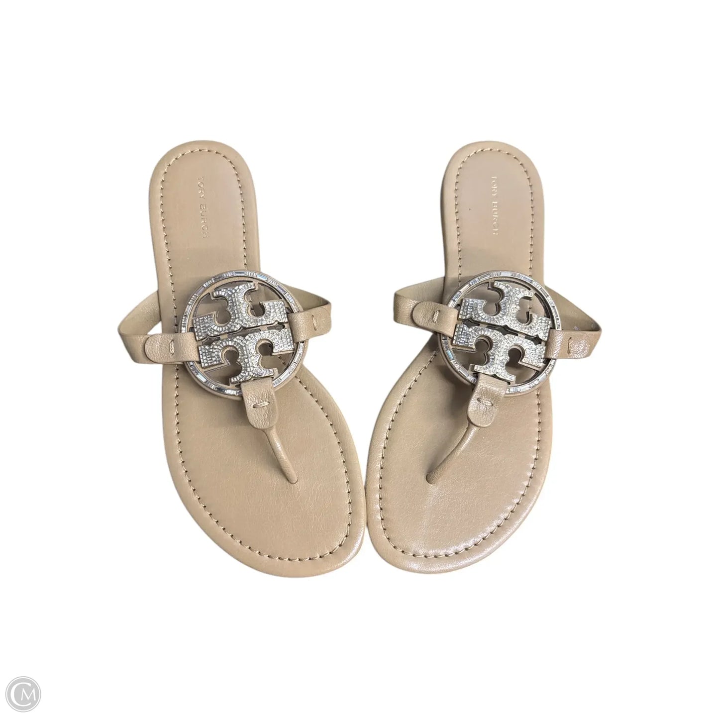 Sandals Designer By Tory Burch In Tan, Size: 9