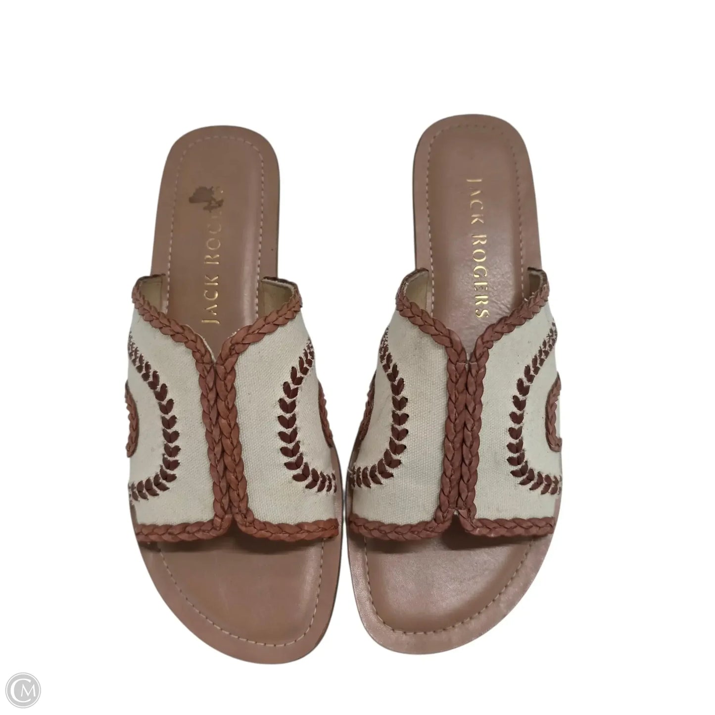 Sandals Flats By Jack Rogers In Tan, Size: 8