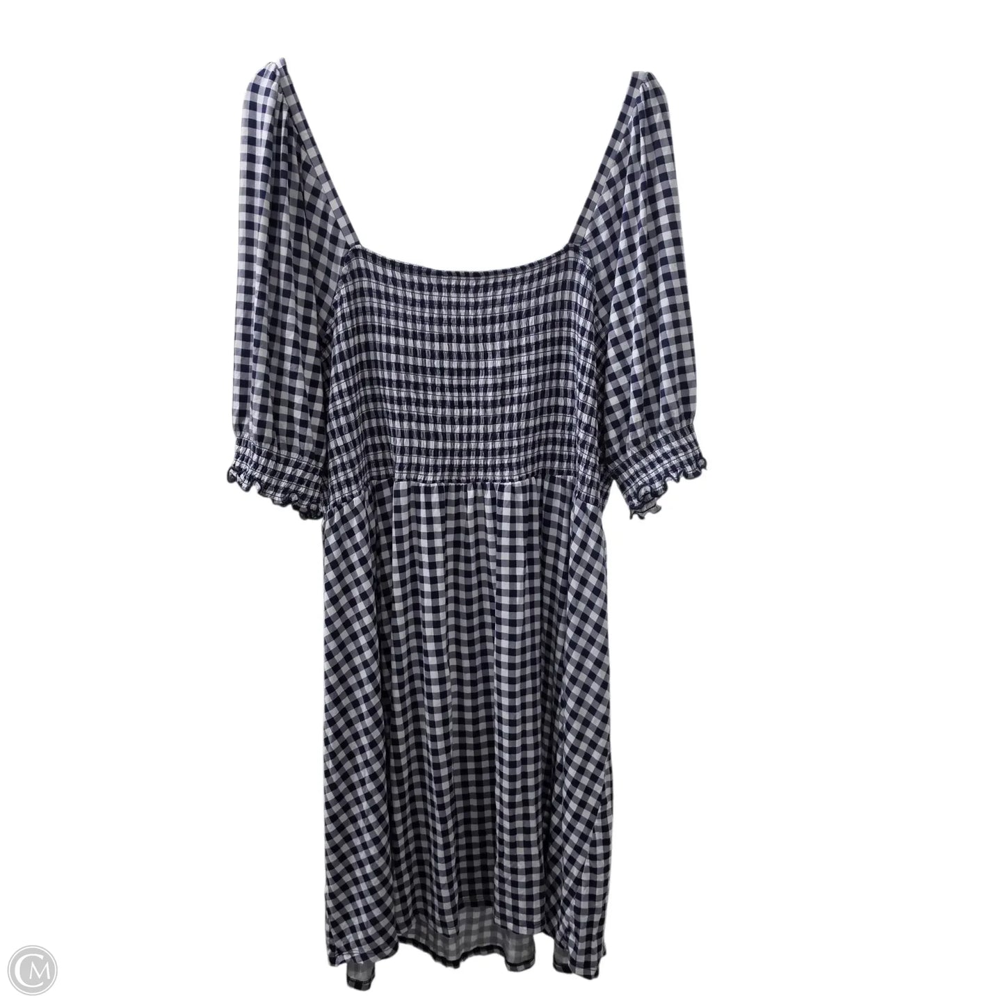 Dress Casual Midi By Draper James In Checkered Pattern, Size: 3x
