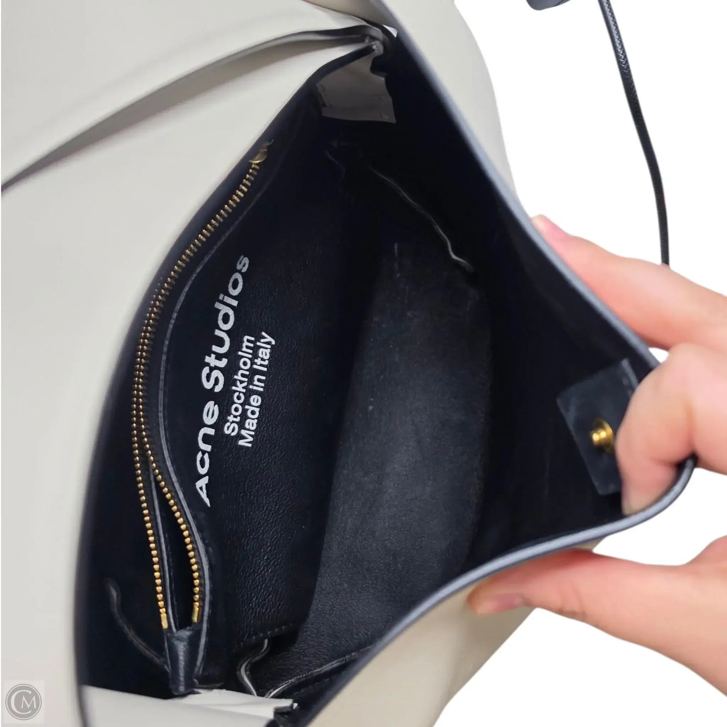 Handbag Leather By Cma, Size: Small