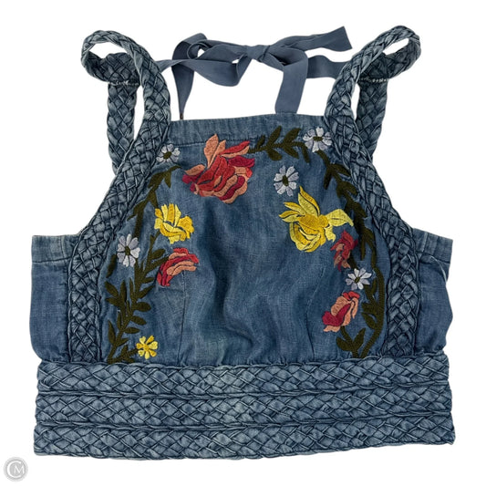 Top Sleeveless By Pilcro In Blue, Size: M
