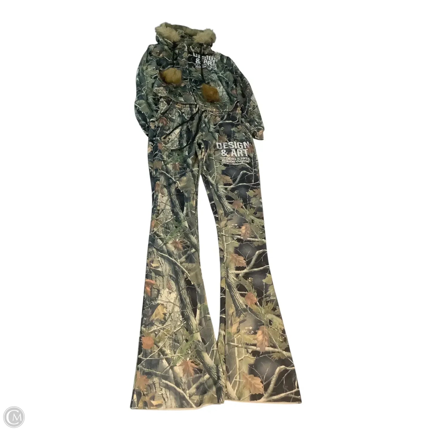 Pants Set 2pc By Clothes Mentor In Camouflage Print, Size: Xl
