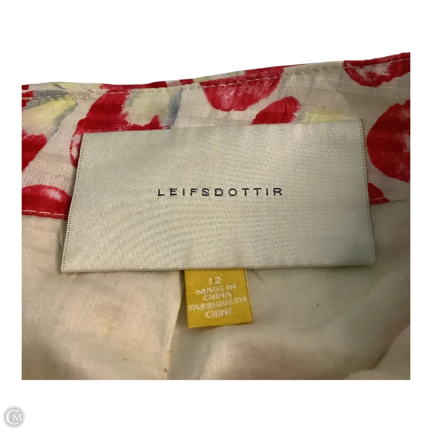 Skirt Midi By Leifsdottir In Red & White, Size: 12
