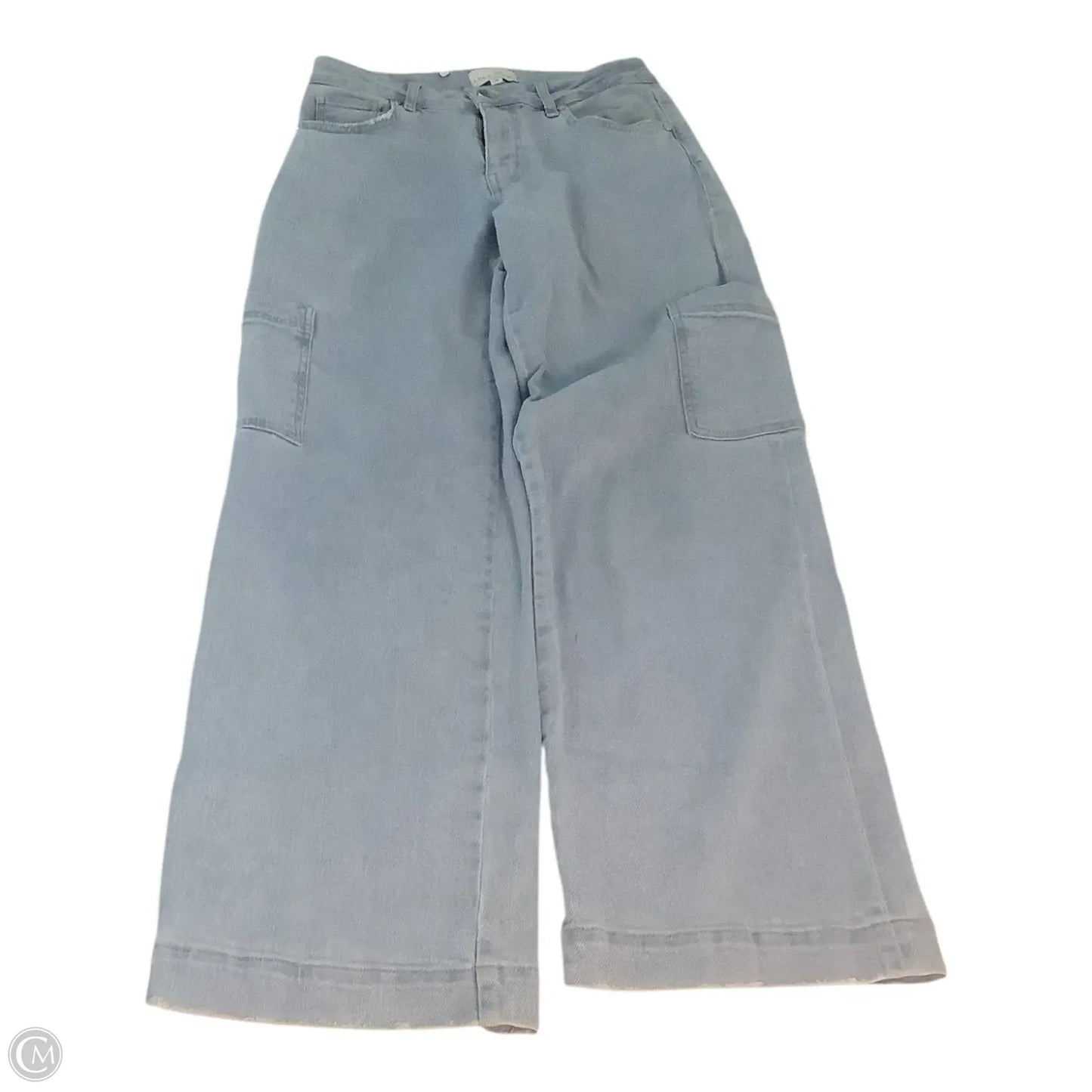 Jeans Wide Leg By Clothes Mentor In Blue Denim, Size: 4