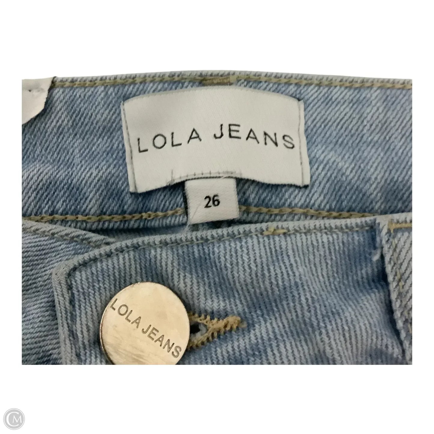 Jeans Wide Leg By Clothes Mentor In Blue Denim, Size: 4