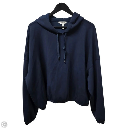 Sweatshirt Hoodie By Spanx In Blue, Size: 3x