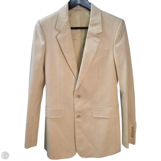 Blazer Luxury Designer By Celine In Cream