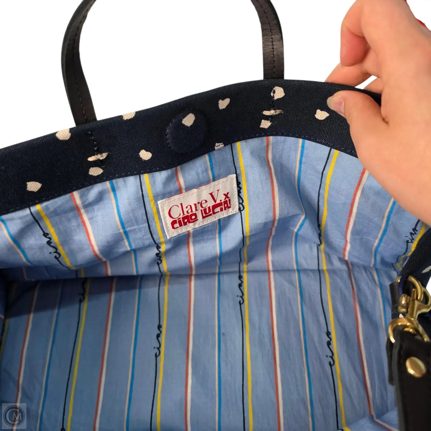 Handbag By Clare V., Size: Medium