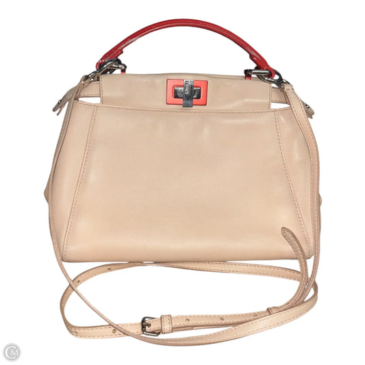 Handbag Luxury Designer By Fendi, Size: Small
