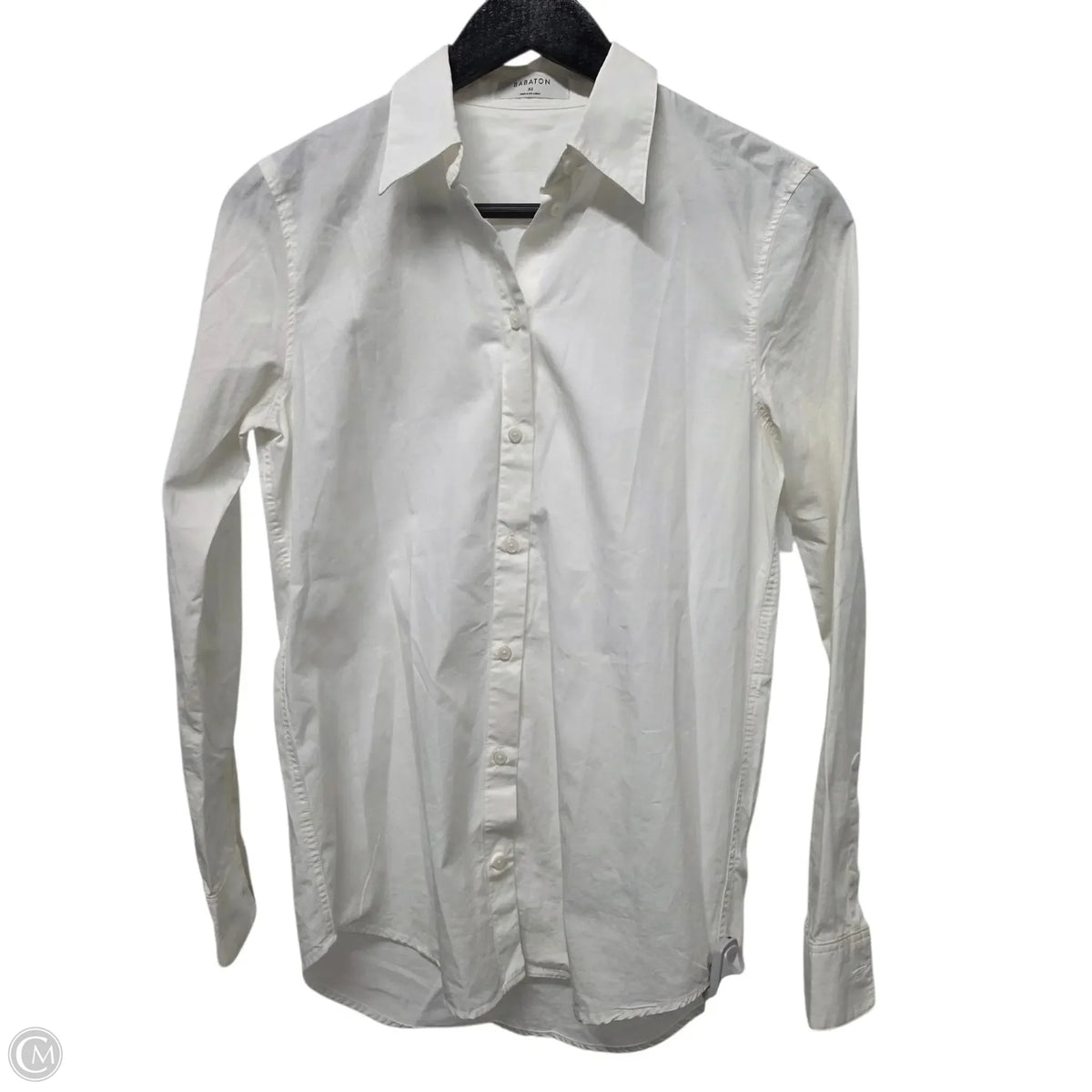 Top Long Sleeve Basic By Babaton In White, Size: Xs