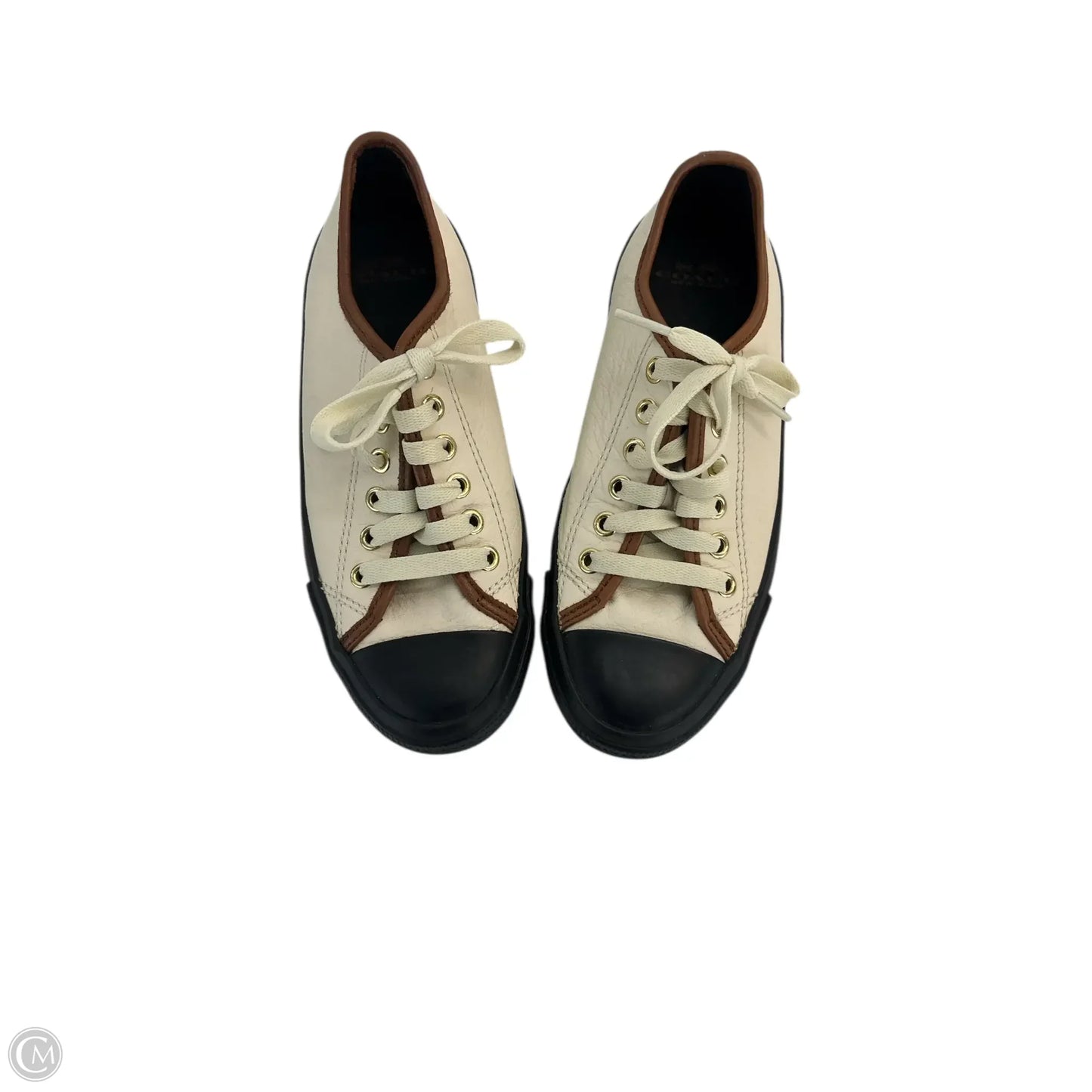 Shoes Designer By Coach In Cream, Size: 6