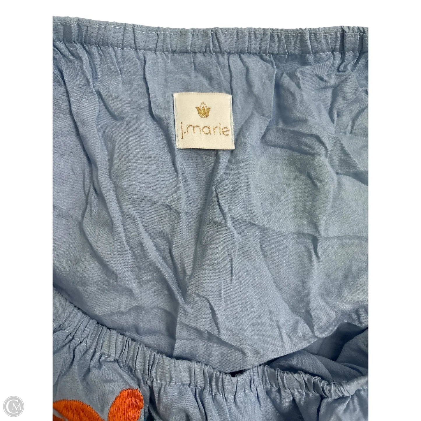 Top Short Sleeve By J.marie In Blue, Size: M