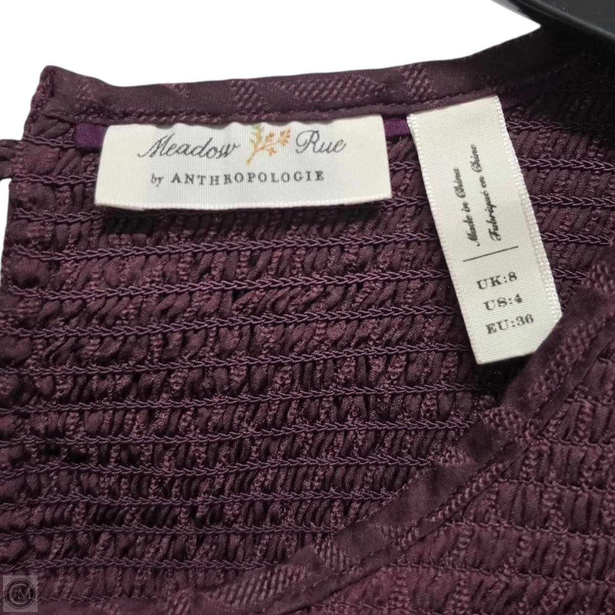 Top Sleeveless Basic By Anthropologie In Purple, Size: 4