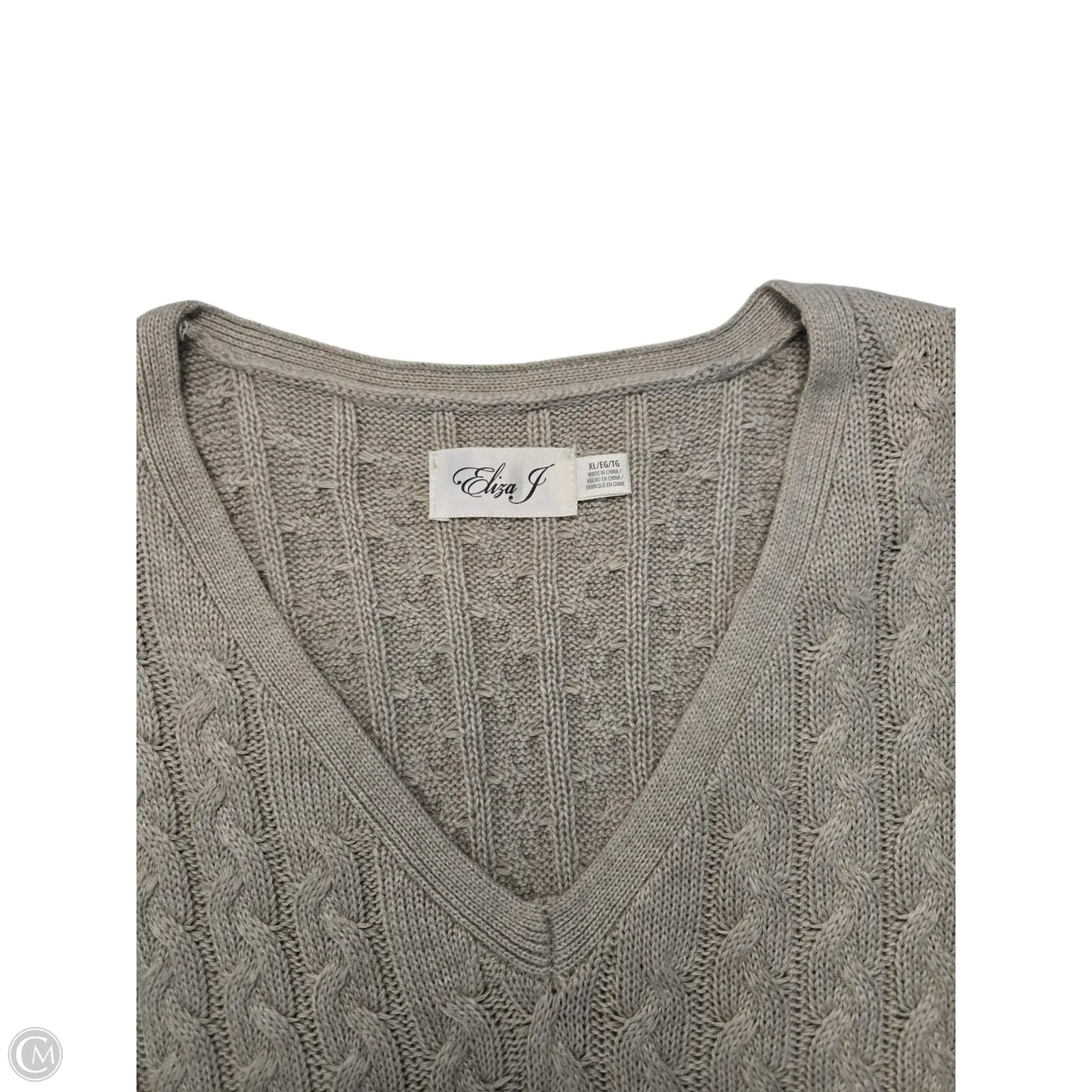Dress Casual Midi By Eliza J In Beige, Size: Xl