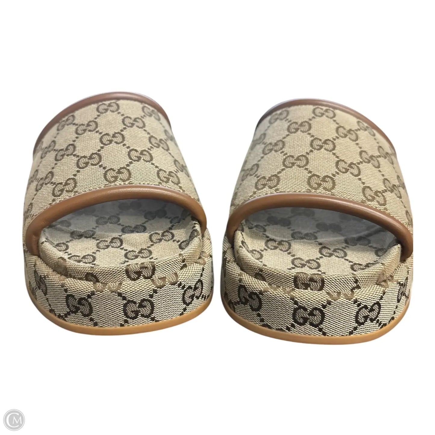 Sandals Luxury Designer By Gucci In Tan