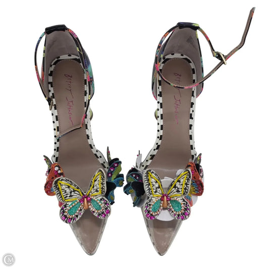 Shoes Heels Block By Betsey Johnson In Multi-colored, Size: 10