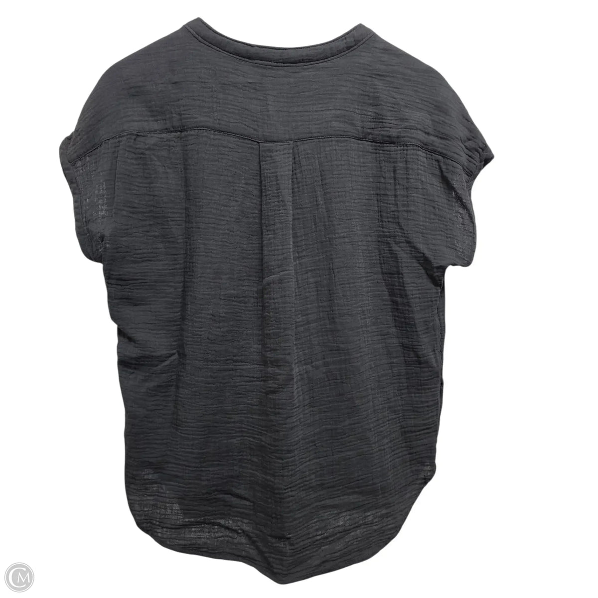 Faherty Short Sleeve Top In Grey, Size: XS