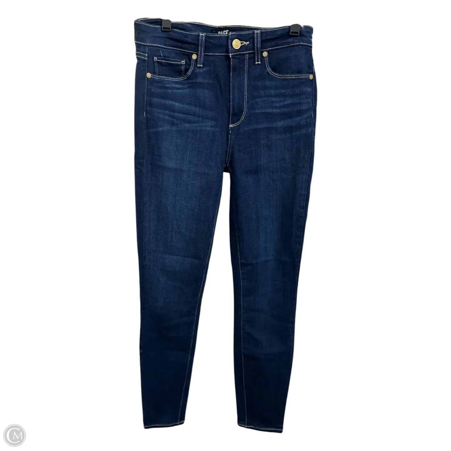 Jeans Skinny By Paige In Blue Denim, Size: 8