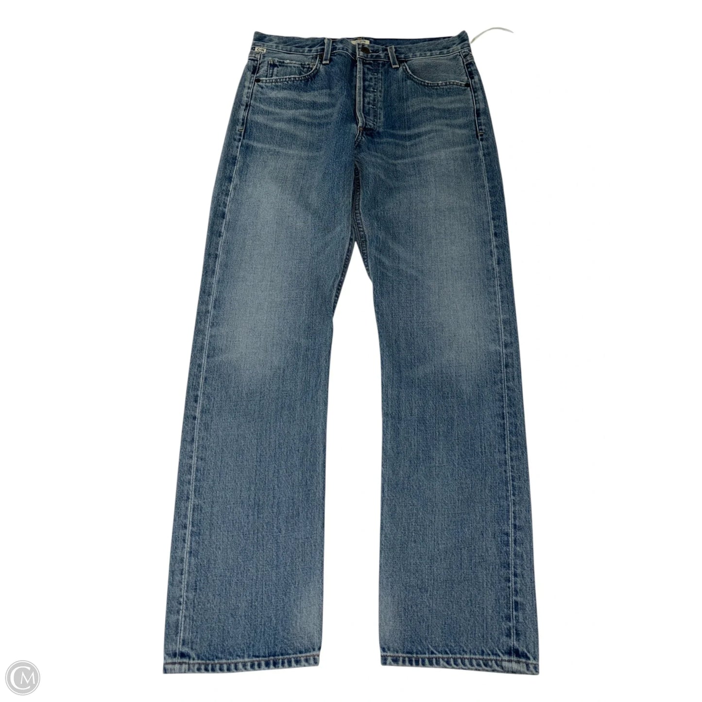 Jeans Straight By Citizens Of Humanity In Blue Denim, Size: 8