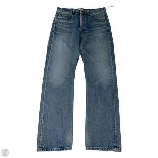 Jeans Straight By Citizens Of Humanity In Blue Denim, Size: 8