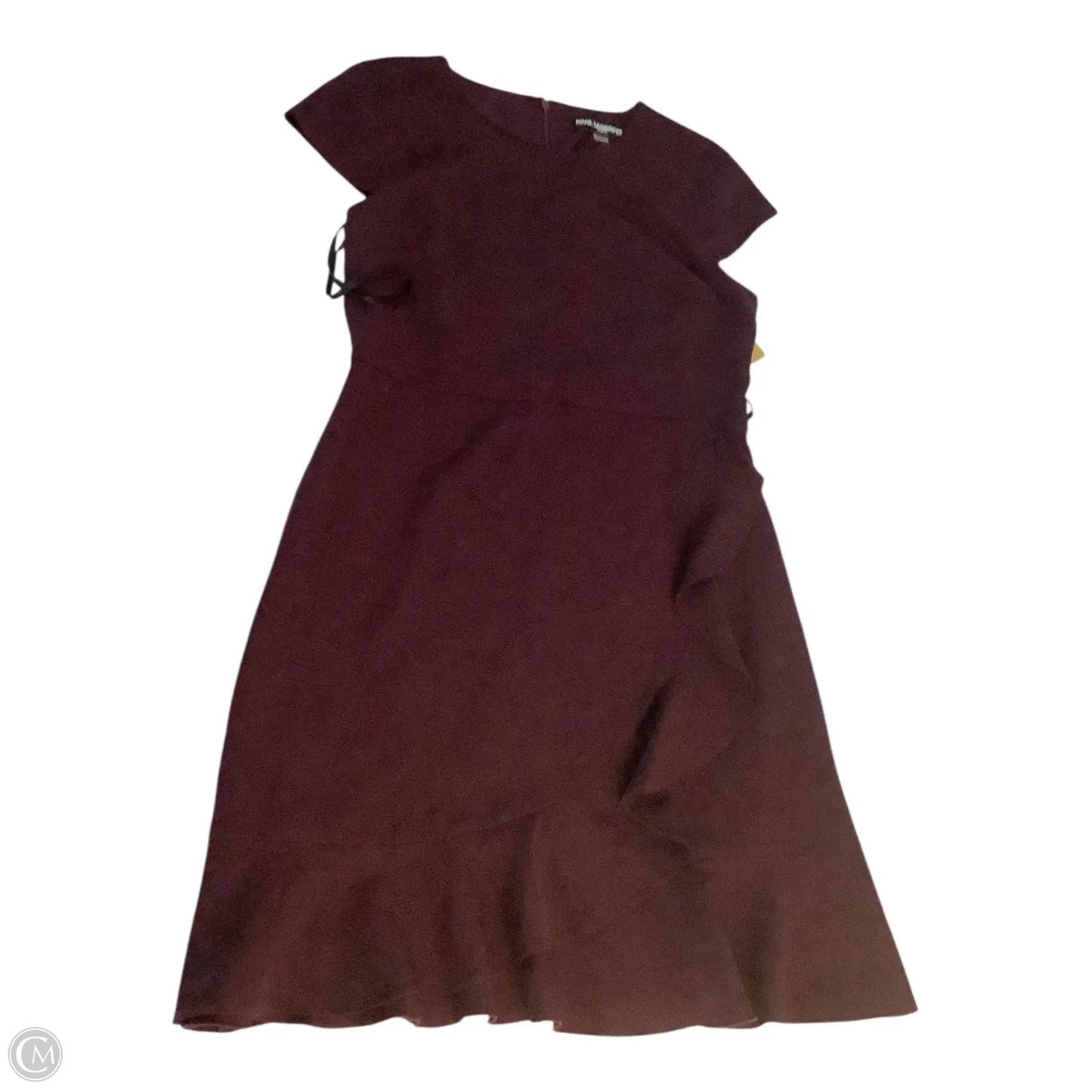 Dress Designer By Karl Lagerfeld In Maroon, Size: 10