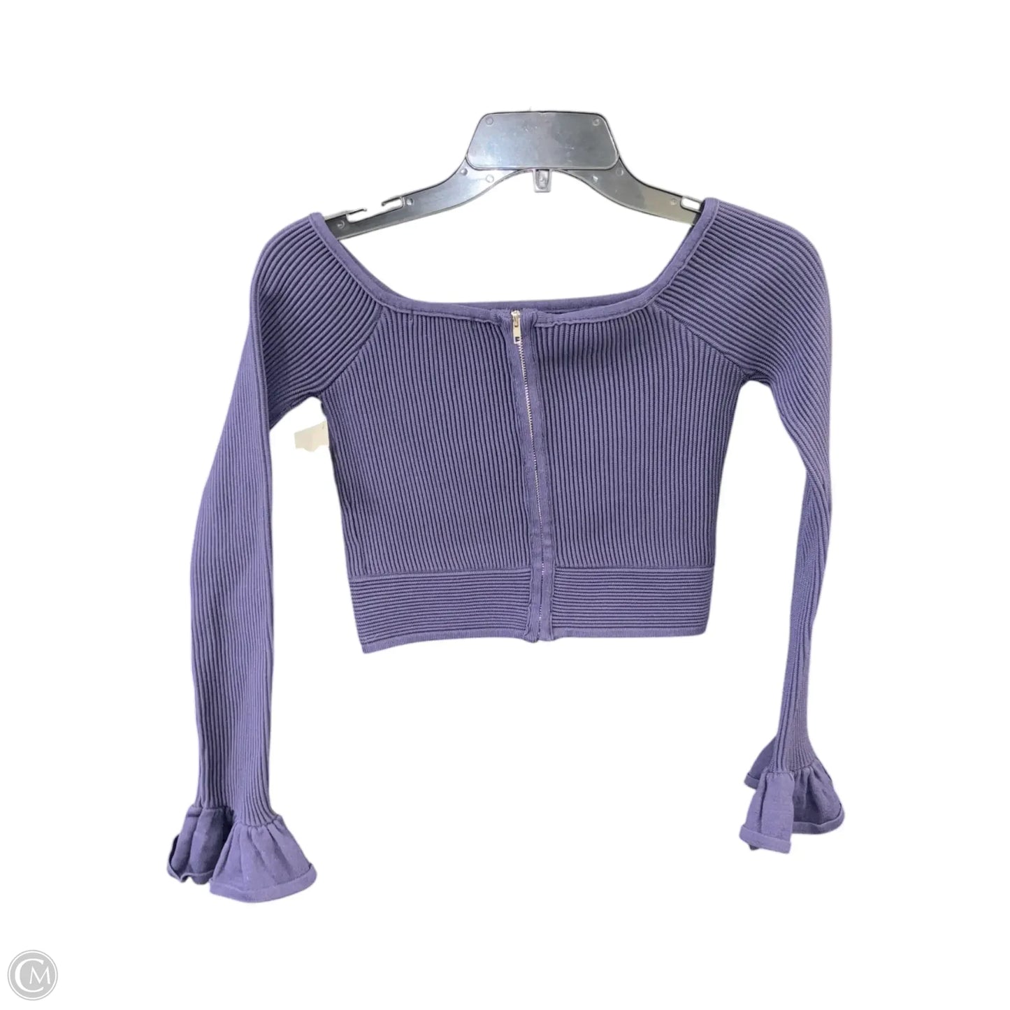 Top Long Sleeve By Gianni Bini In Navy, Size: Xs