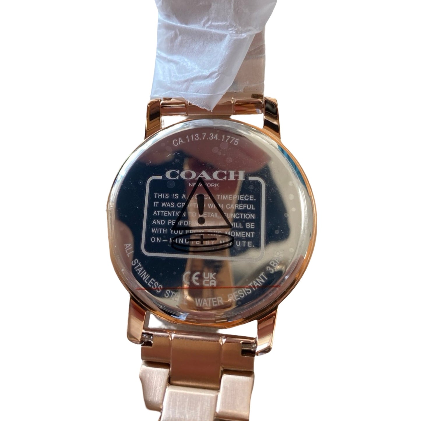 Watch Designer By Coach In Rose Gold