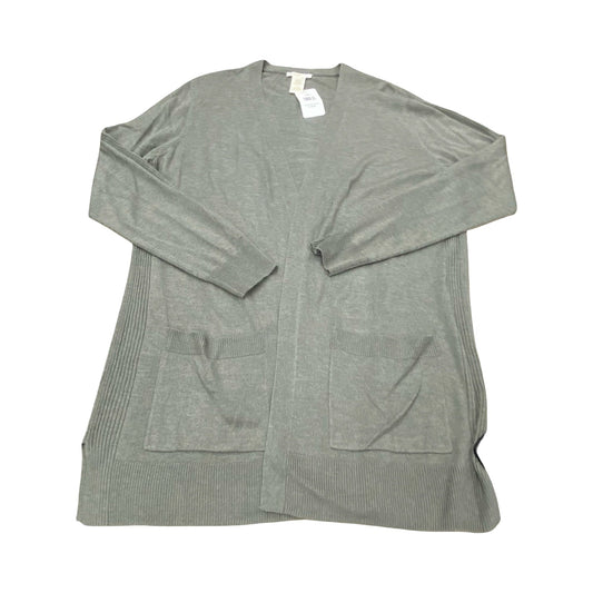 Cardigan By Matty M In Green, Size:Xl