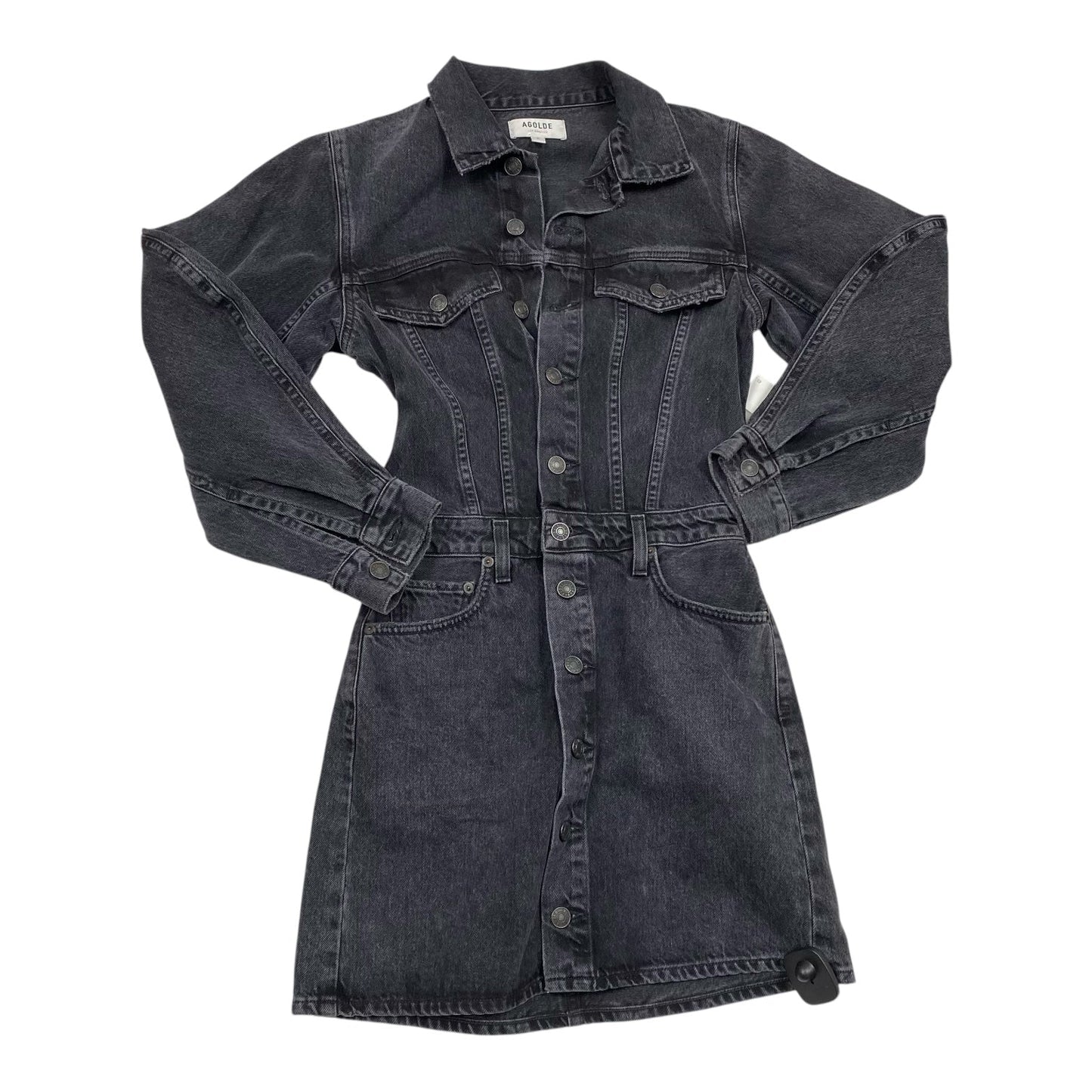 Dress Casual Short By Agolde In Black Denim, Size:0