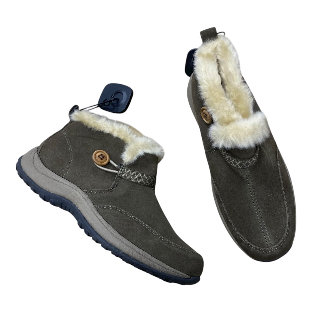 Boots Ankle Flats By Easy Spirit In Green, Size:5.5