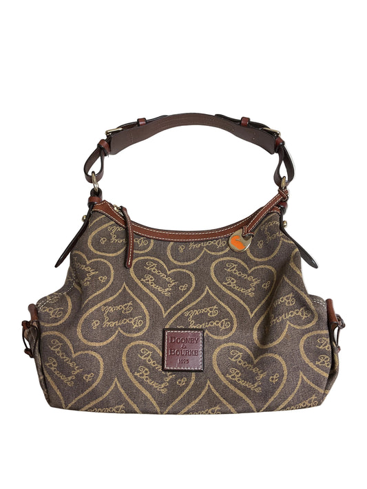 Handbag Designer By Dooney And Bourke In Brown, Size:Medium