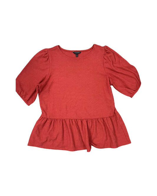 Top Ss By Banana Republic In Orange, Size:L