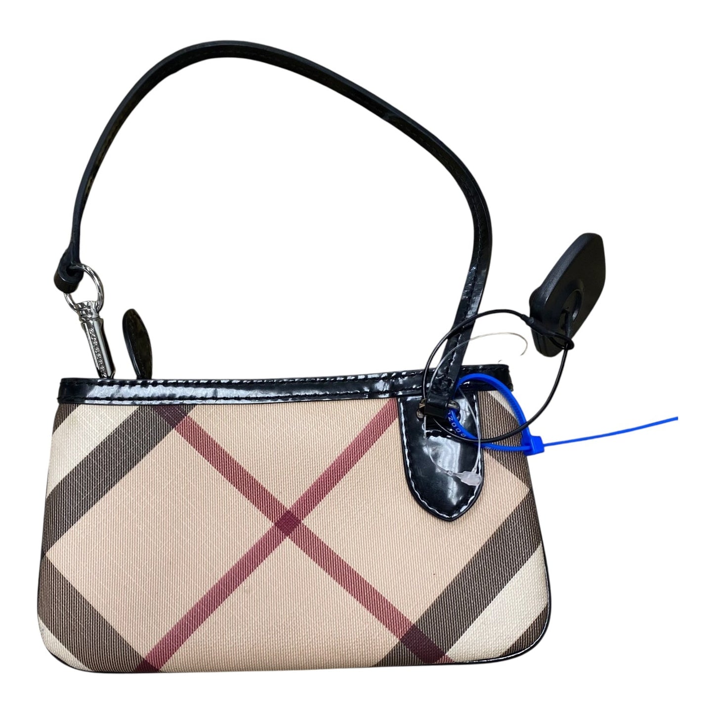 Wristlet Luxury Designer By Burberry In Plaid Pattern, Size:Small