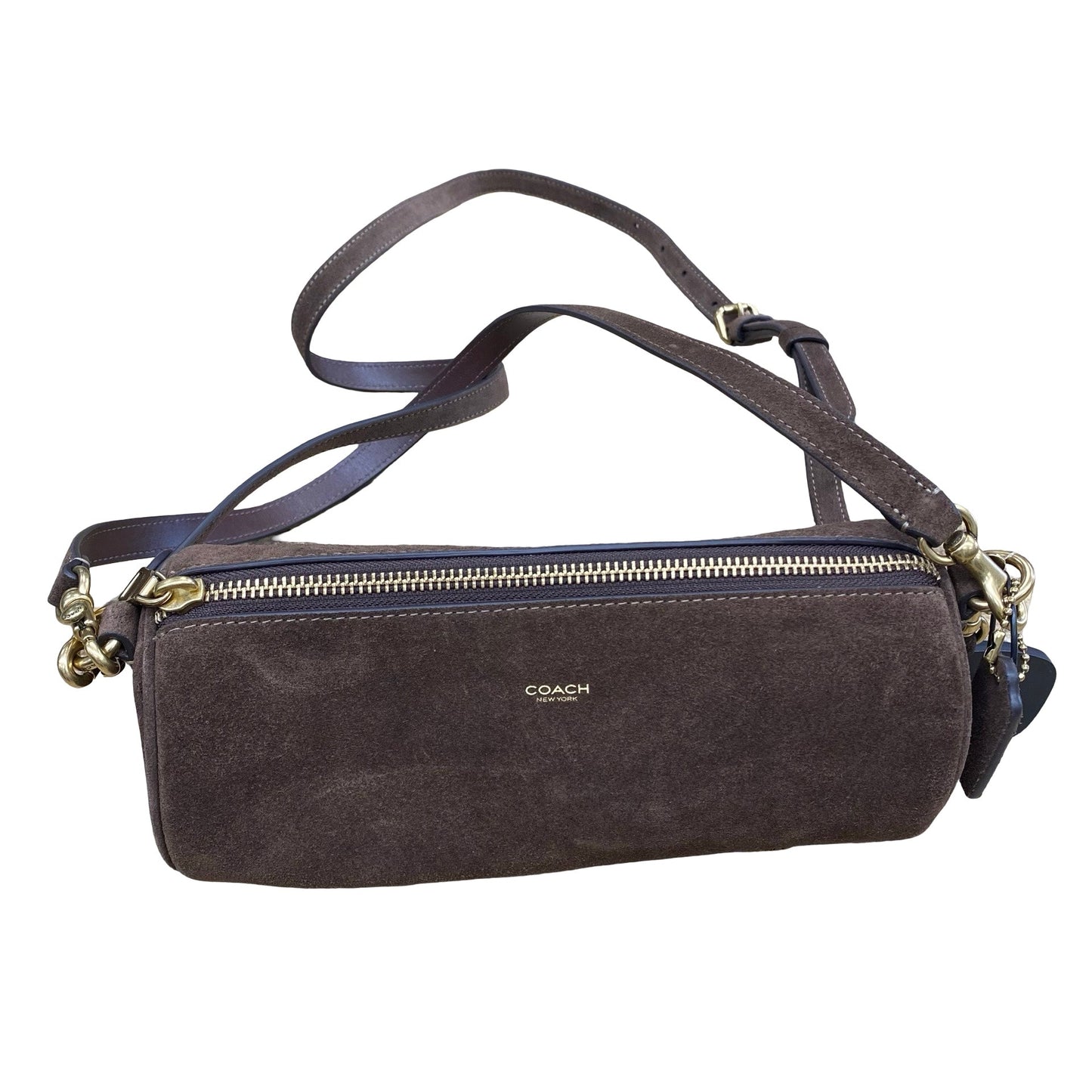Handbag Designer By Coach In Brown, Size:Small