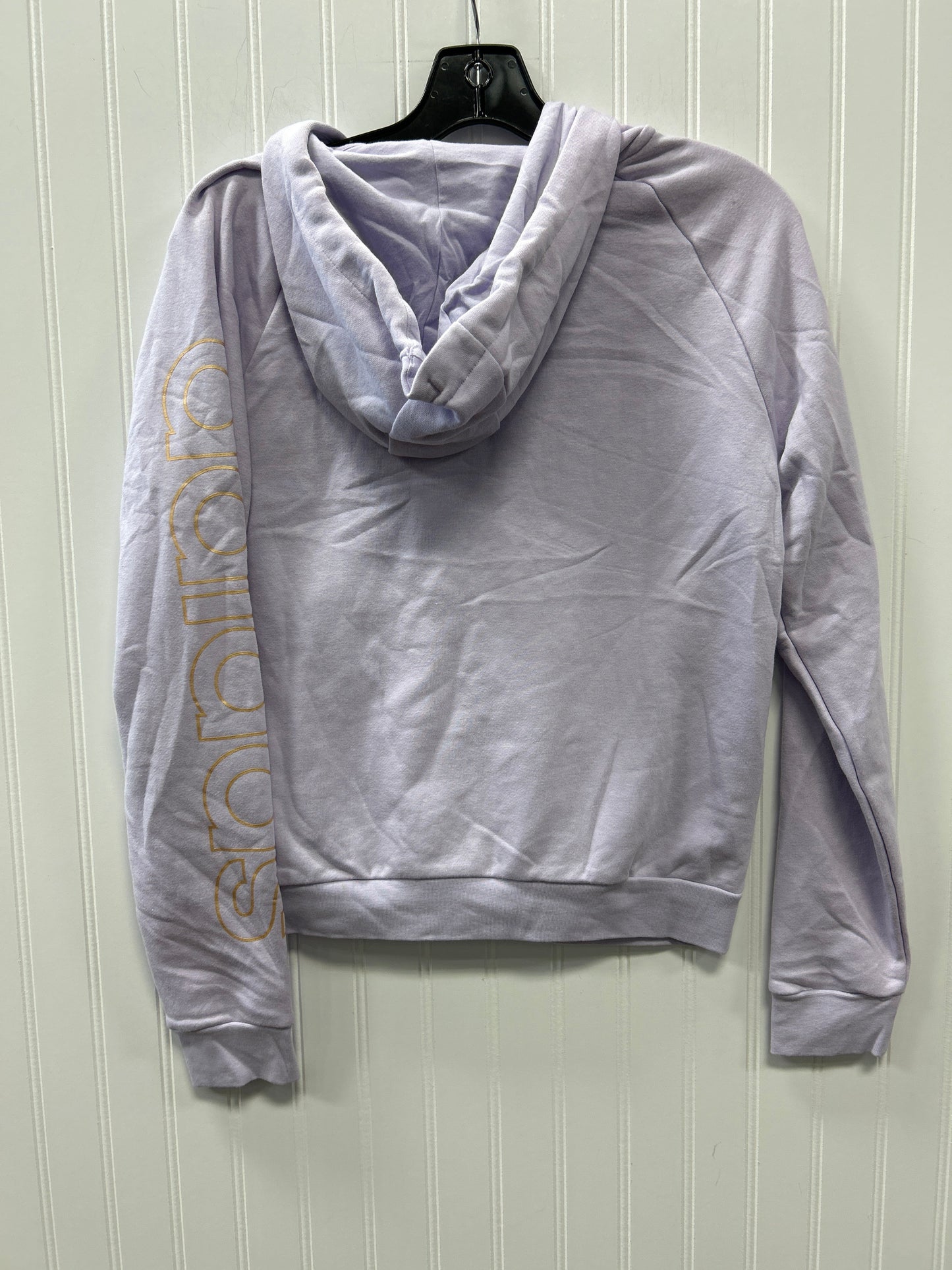 Sweatshirt Hoodie By Adidas In Purple, Size:M