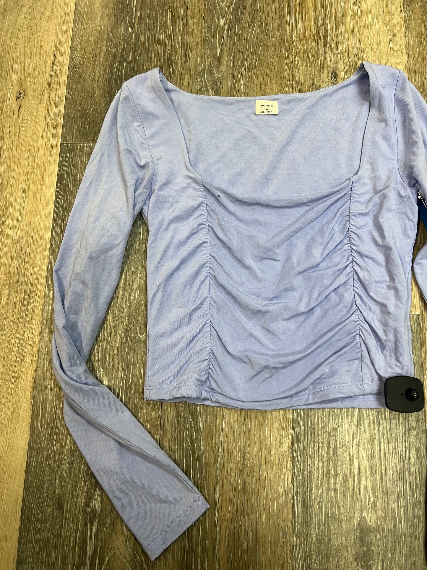 Top Long Sleeve By Wilfred In Purple, Size: M