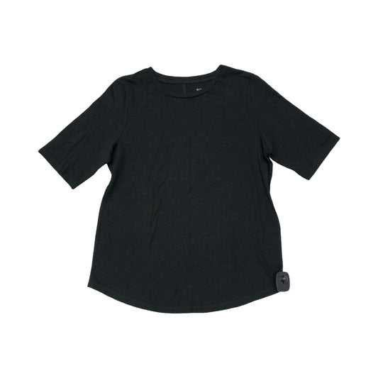 Top Ss Designer By Eileen Fisher In Black, Size:Xs