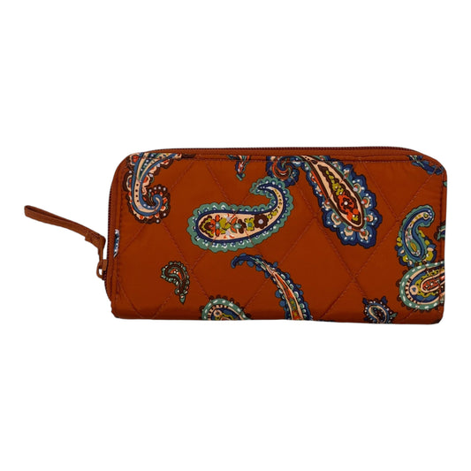 Wallet By Vera Bradley In Orange, Size:Large